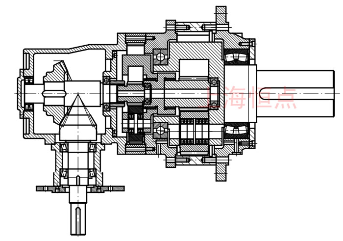 錐齒輪輸入-P行星減速機