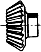 齒輪基本術語錐齒輪、準雙曲面齒輪及其齒輪副