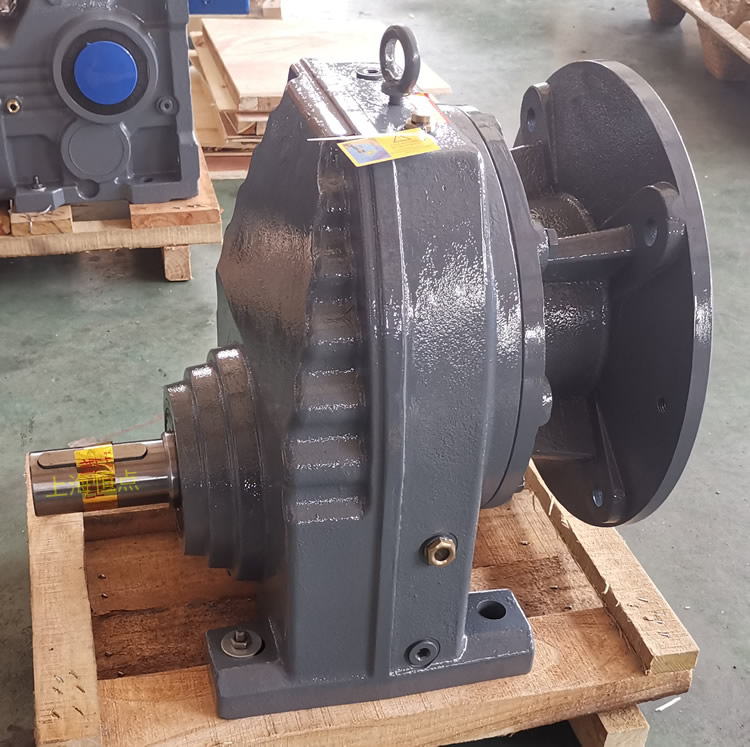 RX97減速機 輸入配圓法蘭端蓋 灰色油漆實物